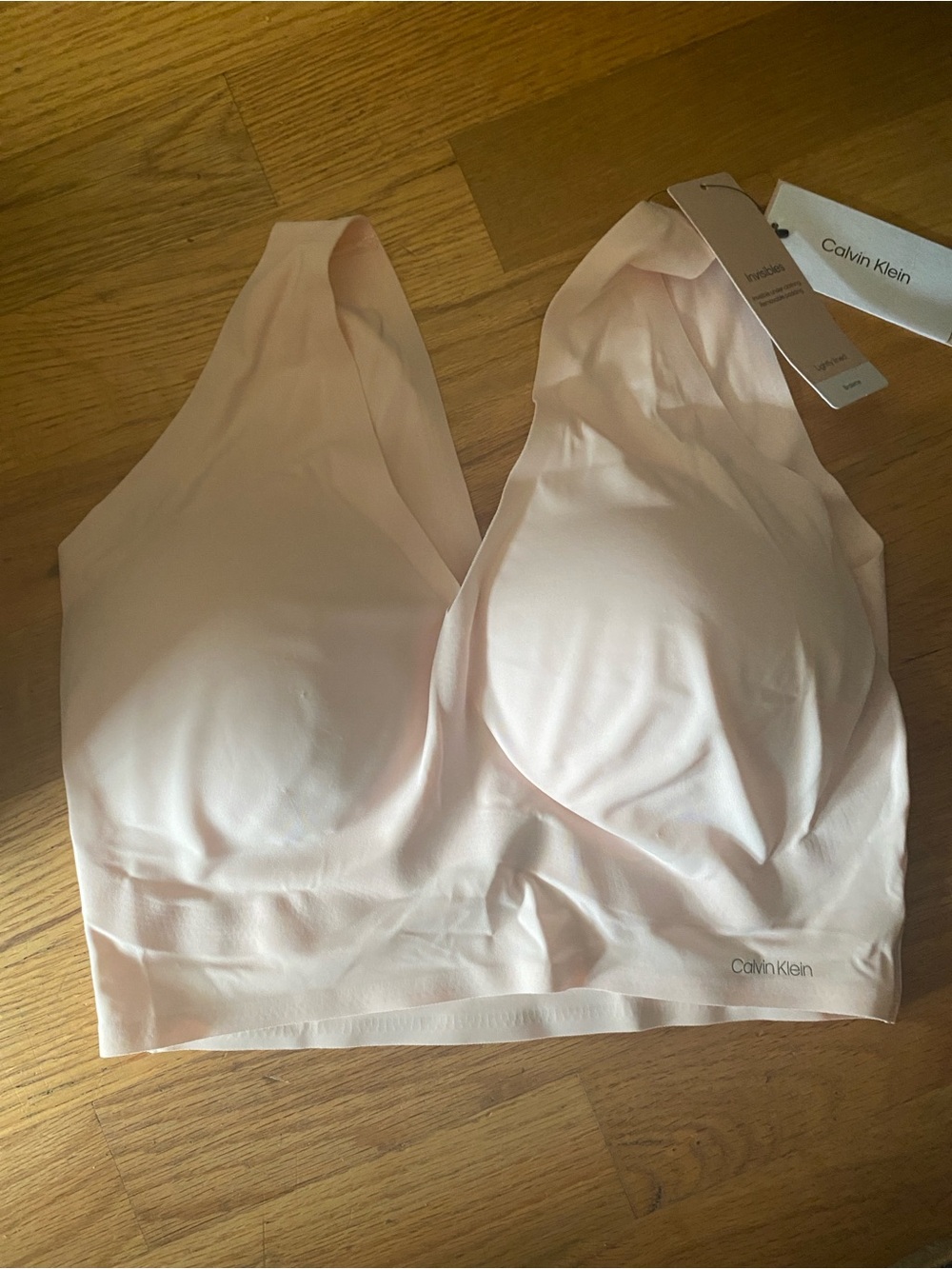 Calvin Klein Pale Pink Wireless Bralette